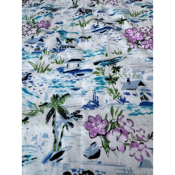J.Jill Tropical Toile Print Easy Knit Seaside Vacation Skirt Size Small - Picture 6 of 8